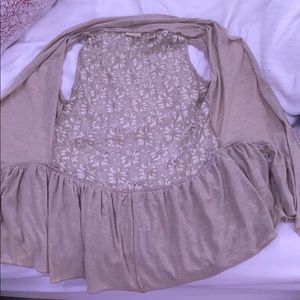 Sleeveless cardigan